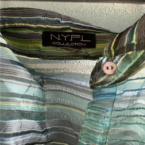 Funky Hippie Mesh Button Up Blouse 🩵 - Picture 6 of 8